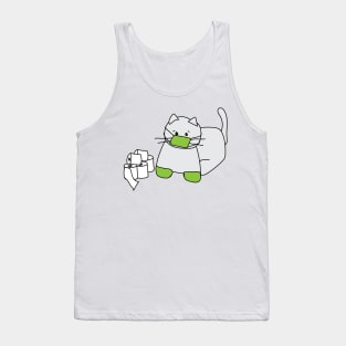 Corona Cat Green Tank Top